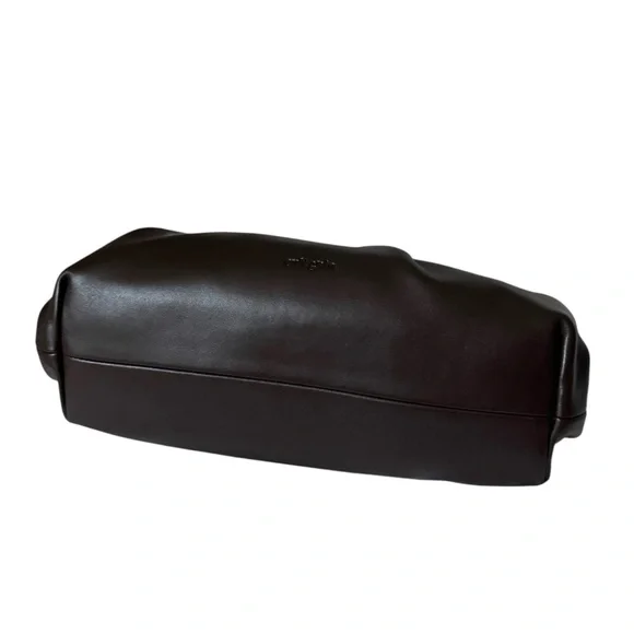 cult gaia Dulce Shoulder Bag in Brown Luwak Leather - Picture 6 of 6